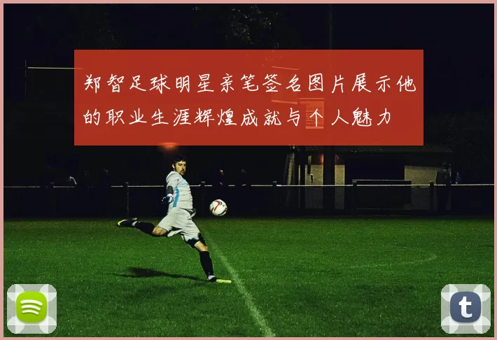 郑智足球明星亲笔签名图片展示他的职业生涯辉煌成就与个人魅力
