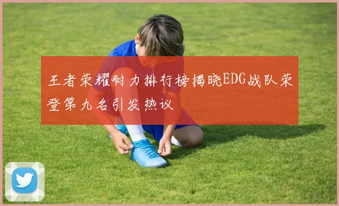 王者荣耀耐力排行榜揭晓EDG战队荣登第九名引发热议