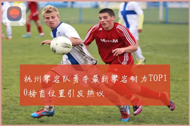 杭州攀岩队勇夺最新攀岩耐力TOP10榜首位置引发热议